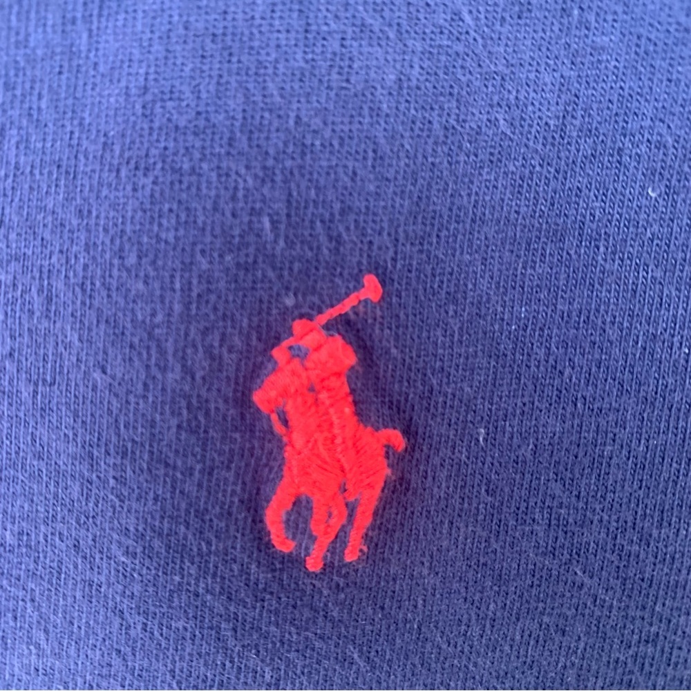 Polo by Ralph Lauren Men's (M) Navy Blue shirt sleeve round neck t-shirt